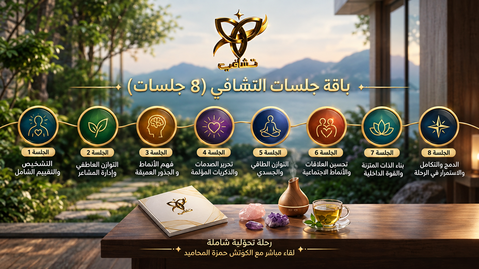 باقة التشافي الشمولي 8 جلسات
