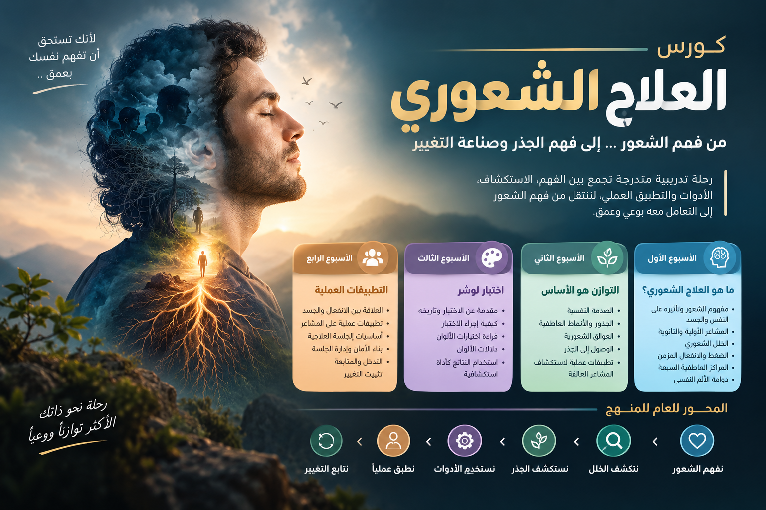 العلاج الشعوري (منهج التشافي الذاتي )